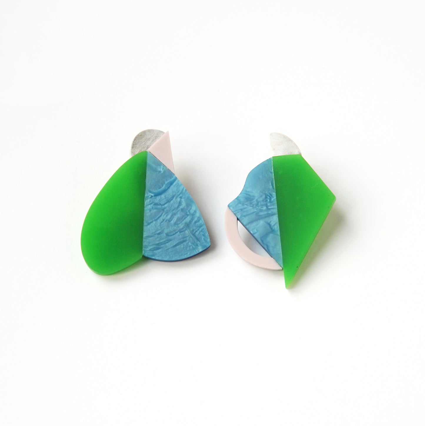 In Blue Green Earjewellery